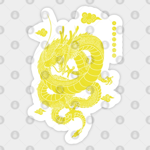 Shenlong-Yellow Sticker by Jelly89